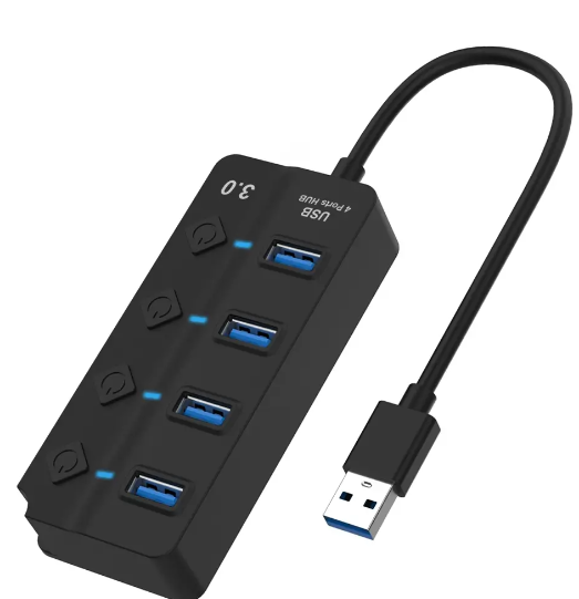 מפצל USB 3.0 עם 4 כניסות מבית Onten דגם OTN-5301