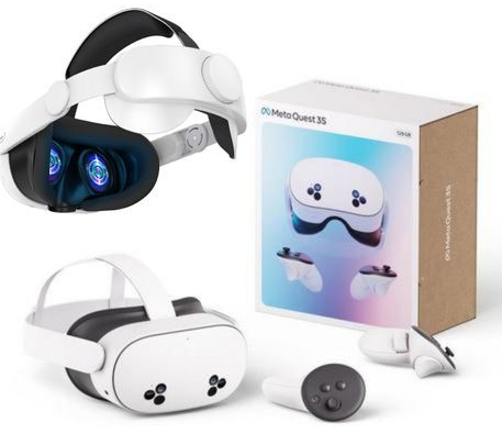 באנדל מושלם Oculus Quest 3S 128GB + נרתיק נשיאה  + כבל לינק 5 מטרים למחשב