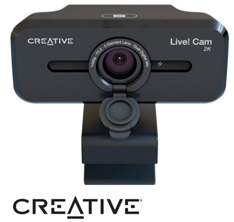 מצלמת רשת CREATIVE 2K Live Cam Sync V3 Webcam