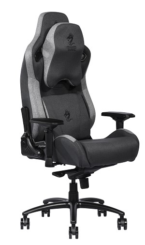 כיסא גיימינג Dragon GT Chair DLX Fabric שחור אפור