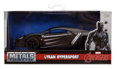 מכונית Lykan Hypersport בעיצוב הפנתר השחור מבית Jada