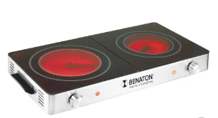 פלטה קרמית כפולה BENATON BT-5052