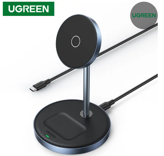 משטח טעינה מעוצב 2 ב- 1 למכשירי אפל דגם UGreen CD317 90668 CD317-90668