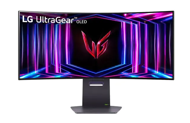 מסך ''34 גיימינג קעור OLED UltraGear™ WQHD תוצרת LG דגם: 34GS95QE-B