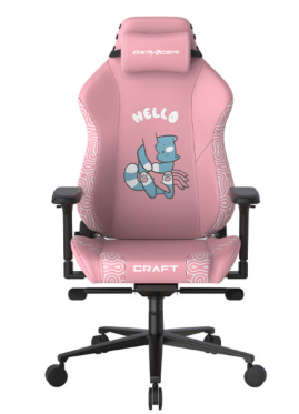 כיסא גיימינג DXRACER CRAFT ורוד CAT