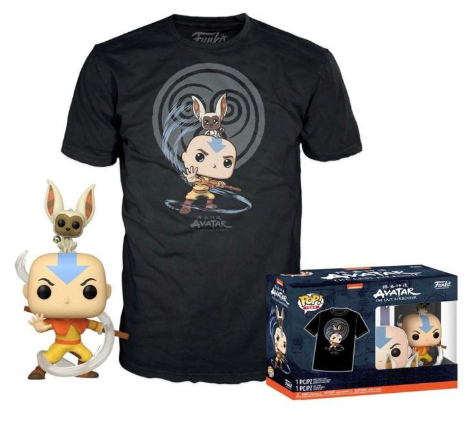 מארז פופ וחולצה אוואטר אנג Avatar the Last Airbander Shirt and Funko Pop