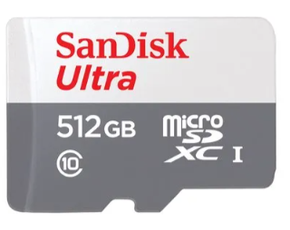 כרטיס זיכרון microSDXC UHS SanDisk Ultra 512GB