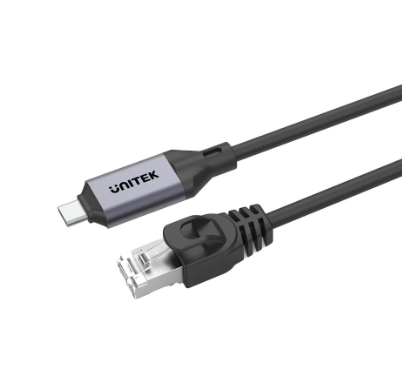 כבל UNITEK USB C to Ethernet RJ45 Cable