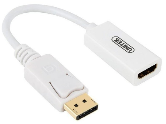 מתאם UNITEK DisplayPort to HDMI Adapter