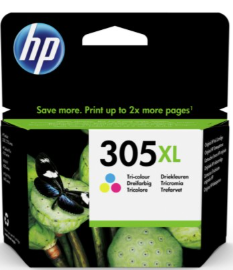 ראש דיו מקורי צבעוני HP 305XL 3YM63AE