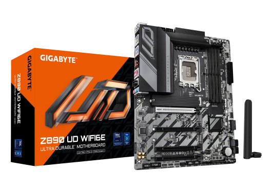 לוח לאינטל דור 15 Gigabyte Z890 UD WIFI6E 2.5GBE LAN ATX LGA1851