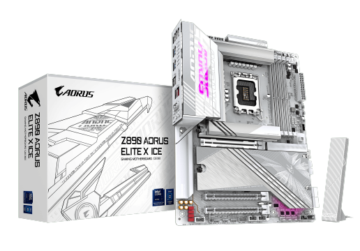 לוח לאינטל דור 15 Gigabyte Z890 AORUS ELITE X ICE ATX LGA1851