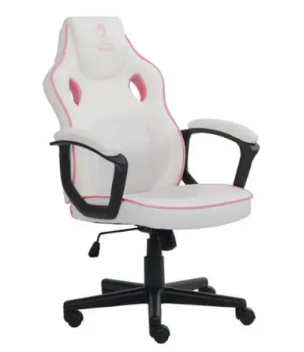 כיסא גיימינג Dragon Combat Chair לבן ורוד