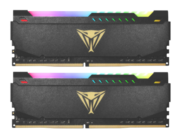 Viper STEEL RGB BLACK  Dual Channel+ RGB DDR4 16GB 8G*2 KIT 3200 RGB