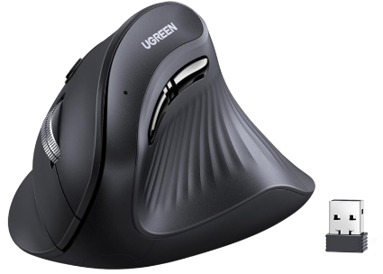 עכבר אלחוטי ארגונומי UGREEN Vertical Mouse MU008-25444