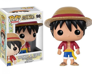 בובת פופ אנימה לופי וואן פיס 98 One Piece Luffy