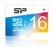 כרטיס זיכרון ומתאם SP ELITE microSD 16GB