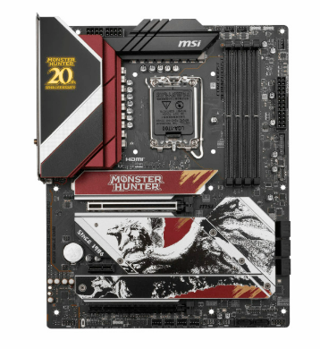 לוח אם MSI MPG Z790 EDGE MONSTER HUNTER EDITION