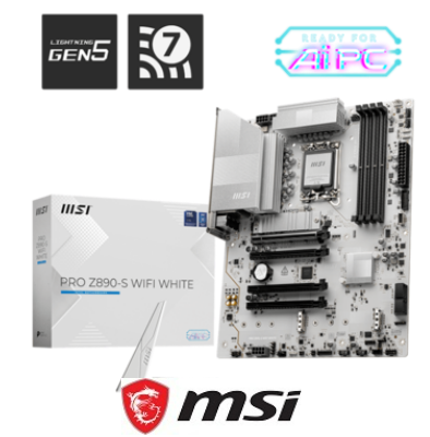 לוח אם MSI PRO Z890-S WIFI WHITE