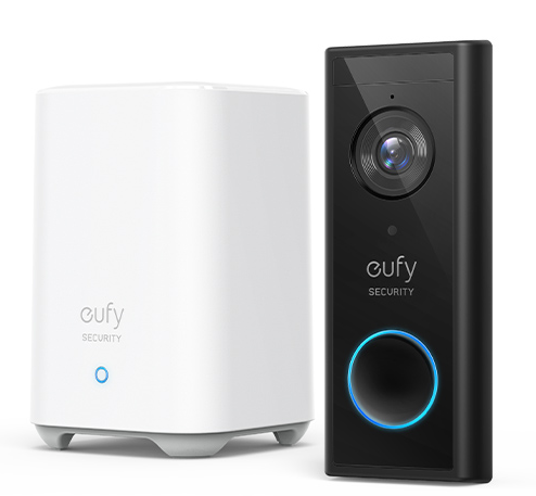 פעמון דלת חכם על סוללה eufy Security Video Doorbell 2K HD