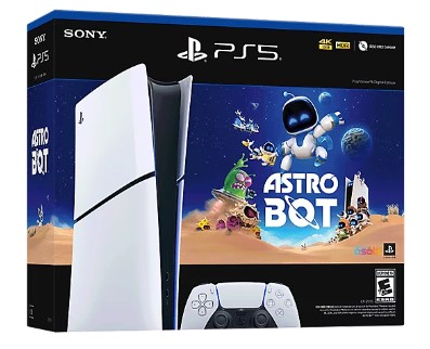 באנדל Sony Playstation 5 1TB Slim Digital ASTRO BOT Edition