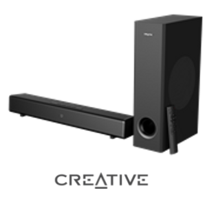 רמקול סאונד בר Creative Stage 360 2.1 Soundbar with Dolby Atmos