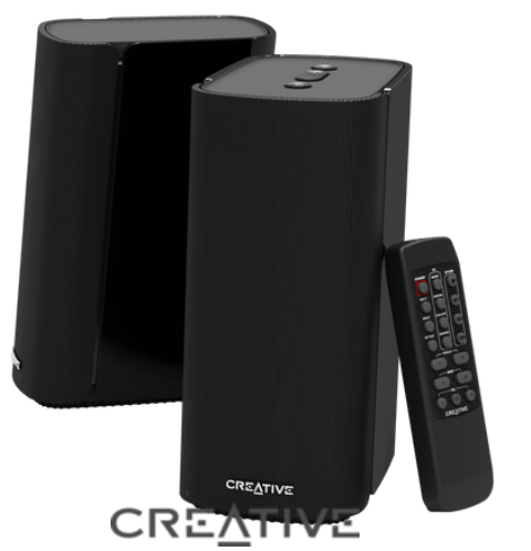 רמקולים Creative T100 Compact Hi-Fi 2.0 Desktop Speakers for Computers and Laptops