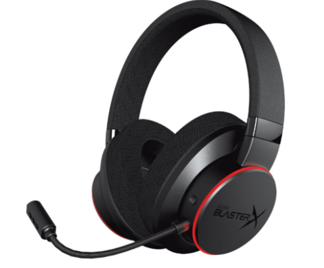 אוזניות גיימינג Creative 7.1 USB Gaming Headset with Virtual Surround Sound for PS4, Xbox One, Nintendo Switch, and PC.