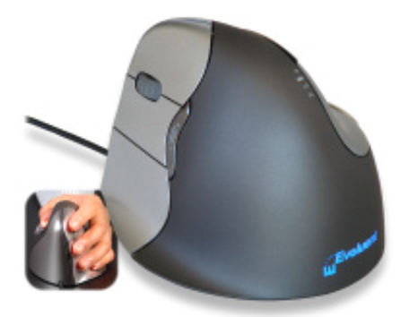 עכבר ארגונומי אנכי VerticalMouse 4  EVOLUENT  ימין/שמאל חוטי/אלחוטי-אלחוטי-חוטי-חוטי