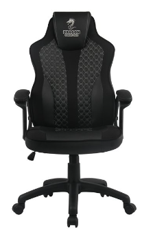 כיסא גיימינג Dragon SNIPER Chair כסוף/שחור