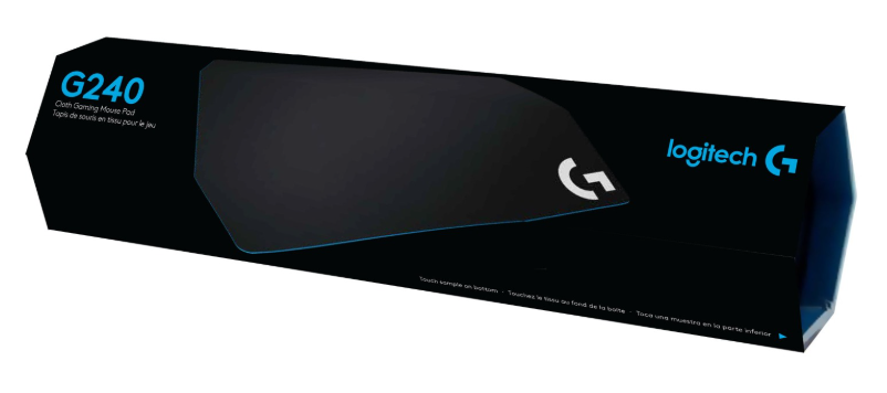 משטח עכבר לגיימרים Logitech G240 - Cloth Surface  גודל 340x280x1mm