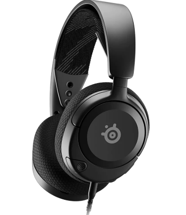 אוזניות חוטיות גיימינג Steelseries Arctis Nova 1 שחור/לבן