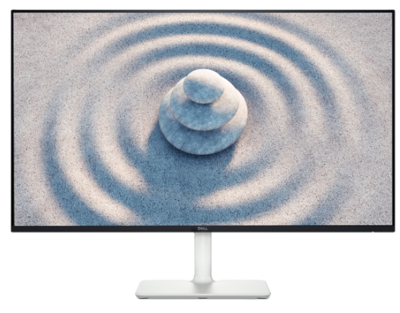 מסך מחשב שטוח לבן Dell 27 FHD IPS 100Hz 4ms Speakers