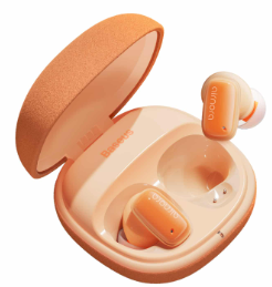 אוזניות אלחוטיות עם מסנן רעשים Baseus AirNora 2 True Wireless Earphones Gradient Orange Baseus