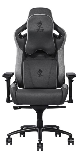 כיסא גיימינג Dragon GT Chair DLX Fabric שחור אפור