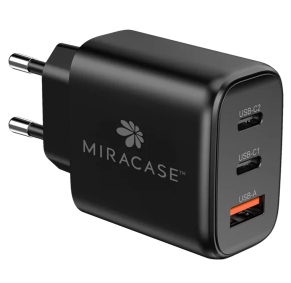 מטען קיר 65W עם כבל USB-C וטעינה מהירה MIRACASE