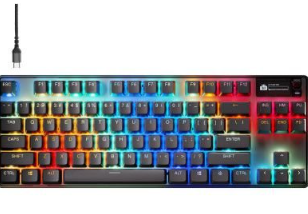 מקלדת גיימינג מכנית חוטית מקצועית SteelSeries Apex Pro TKL Gen 3