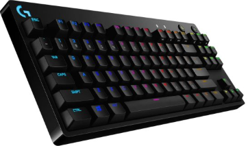 מקלדת גיימינג מכאנית חוטית Logitech G Pro Tenkeyless עם מקשי GX Blue Switch