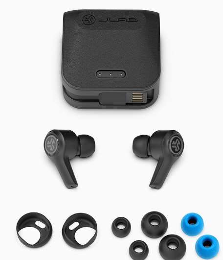 אוזניות True Wireless לשיחות ומוזיקהJLab JBuds Air Executive JBuds-Air-Execut