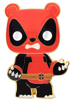 Funko Pop Marvel Deadpool Pandapool 4inches Tall Enamel Pin