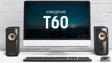 רמקולים למחשב Creative T60 2.0 Hi-Fi צבע שחור